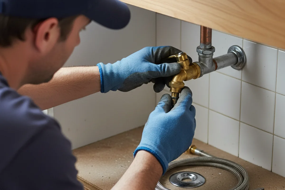 Shutoff valve and fitting work during Repiping in Sparks